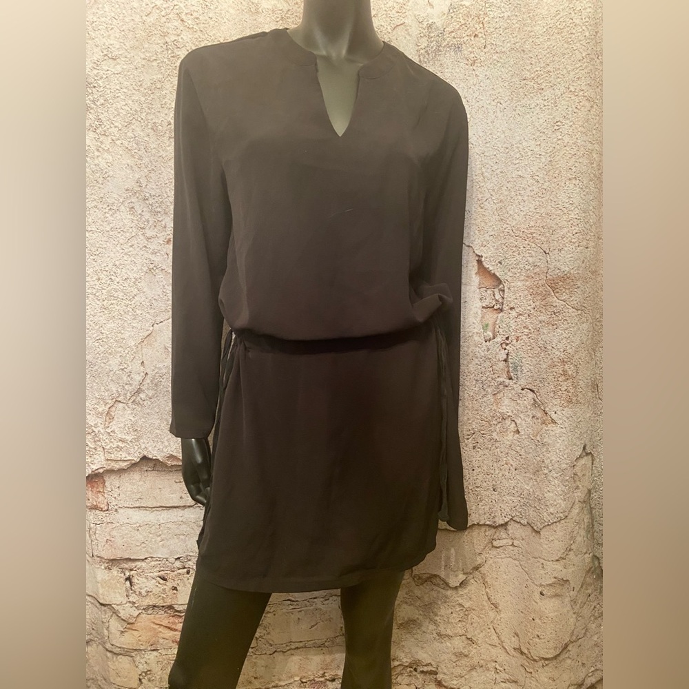 As U Wish Black Crepe Adjustable Dress/Tunic